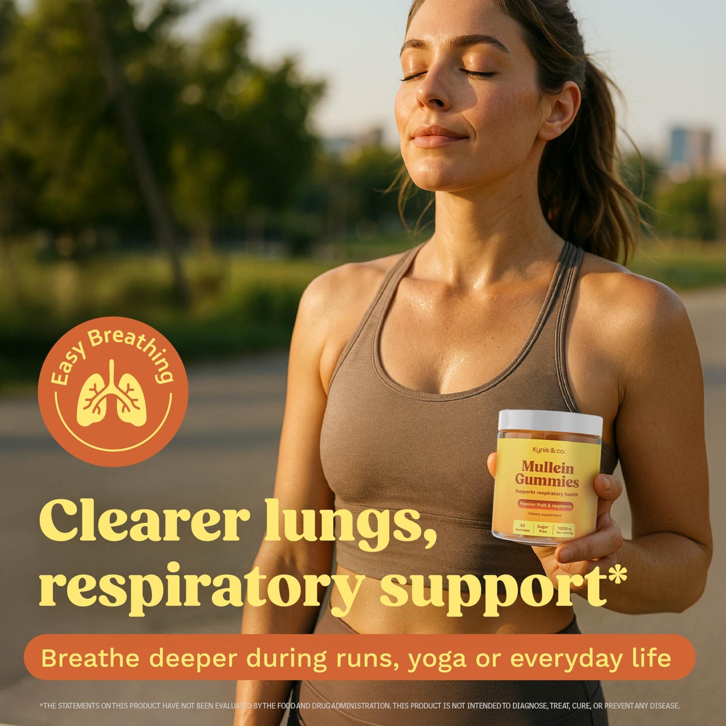 Mullein Gummies // Supports respiratory health.