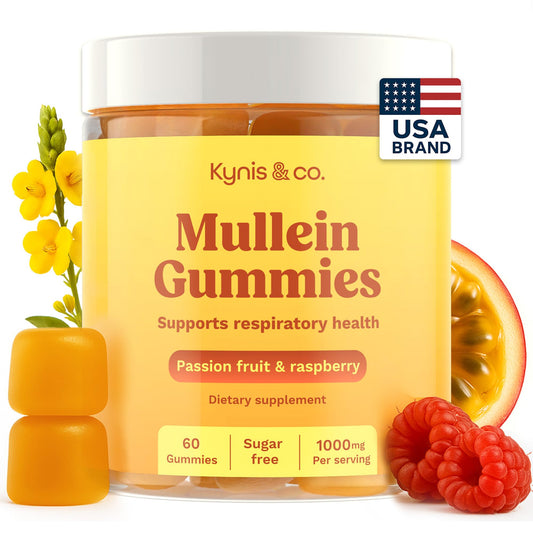 Mullein Gummies // Supports respiratory health.