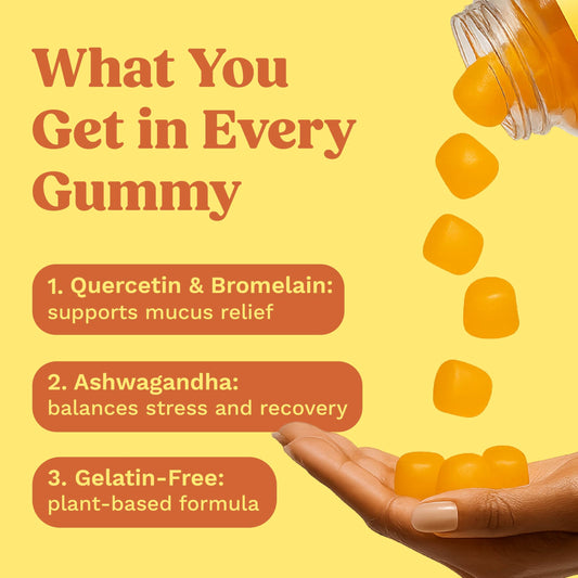 Mullein Gummies // Supports respiratory health.